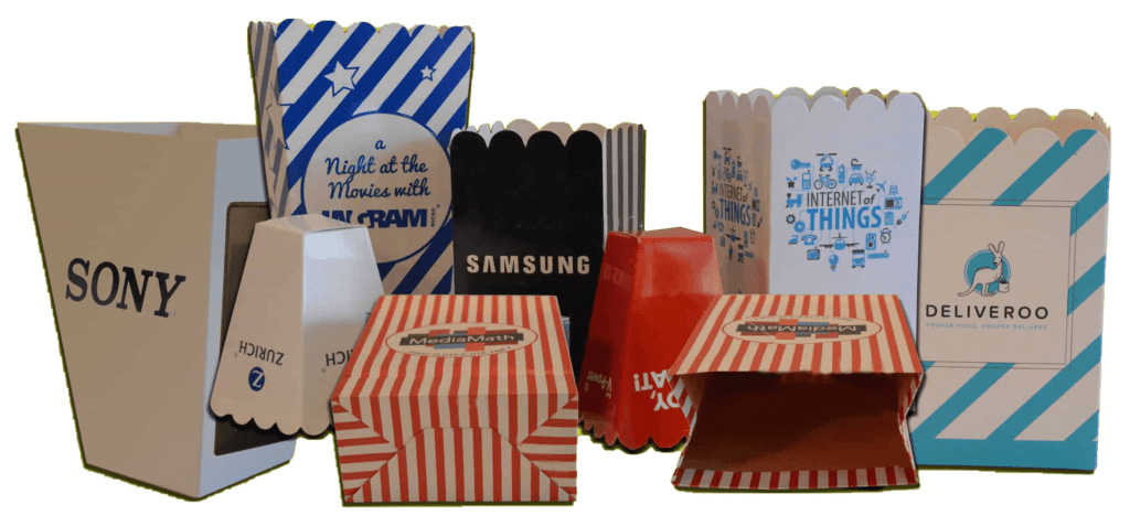 Paper Popcorn Boxes | Wholesale Custom Popcorn Bags Supplier